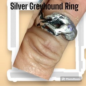 Handmade Racing Greyhound Ring